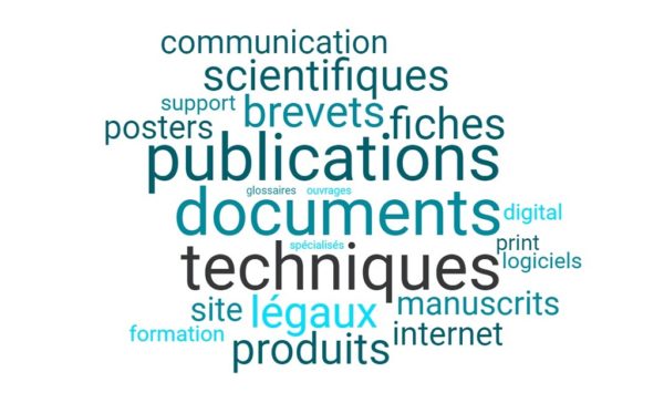 Les types de documents traduits en français